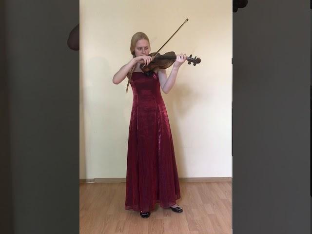 J.S.Bach. Sonata N1 for violin solo. Adagio - Anastasia Sergeeva