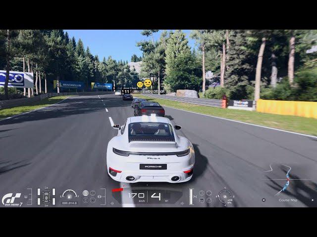 Gran Turismo 7 | GT Sophy at Trial Mountain Circuit - Porsche 911 Turbo Classic [PS5Pro]