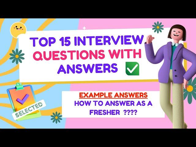 Top 15 HR Interview Questions and Answers in Tamil | Fresher's Guide to Job Interviews 