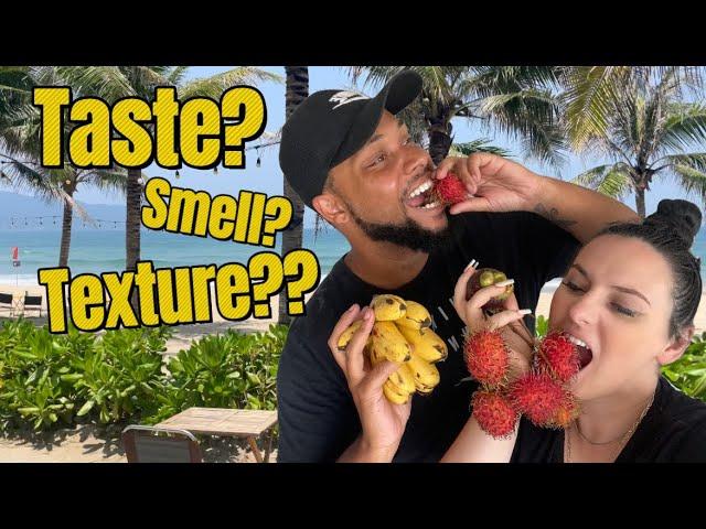 Taste testing VIETNAMESE Fruit!!