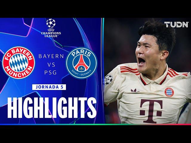 HIGHLIGHTS - Bayern Munich vs PSG | UEFA Champions League 24/25 | TUDN