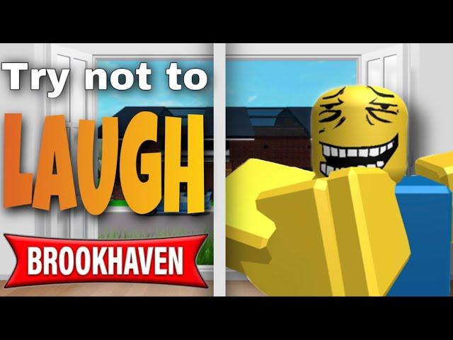 Try not to laugh - Brookhaven funny moments 