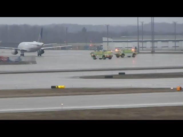 United Airlines flight makes emergency landing at Gerald R. Ford International Airport