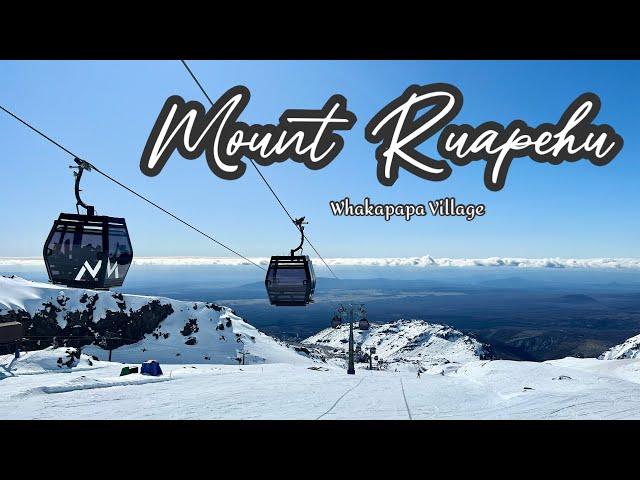 Snowy Mt Ruapehu: New Zealand's Majestic Volcano