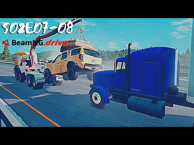Beamng Drive Movie: Deep Impact (+Sound Effects) |Parts 17-18| - S02E07-08