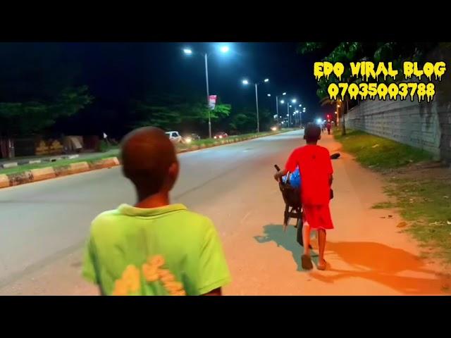 EDO STATE: Unbelievable Ring Road At Night Looks Perfectly Clean With Street Lights