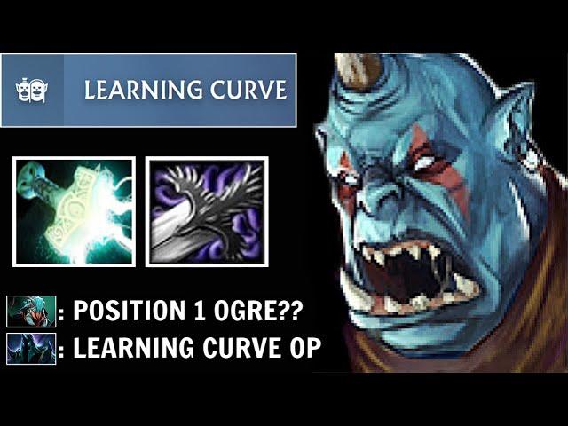 NEW META LEARNING CURVE CARRY OGRE Mjollnir + Abyssal Endless Stun Destroy All Meta Heroes Dota 2