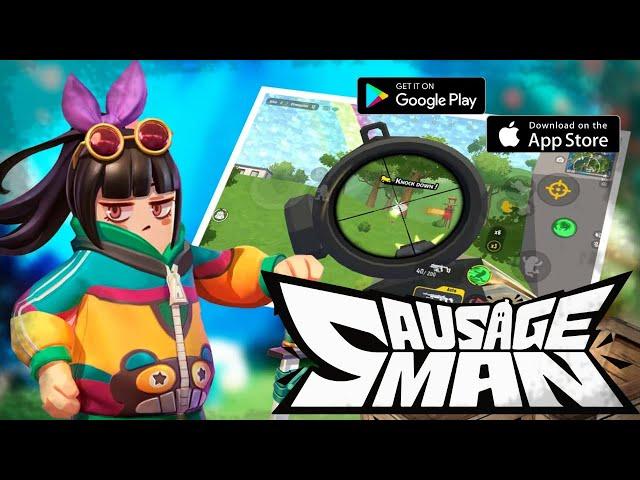 Sausage Man || Cute shooting battle royal game || (YOu aRe a SauSage)