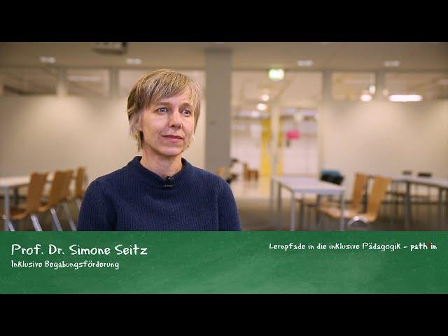 Prof.  Dr.  Simone Seitz - Inklusive Begabungsförderung