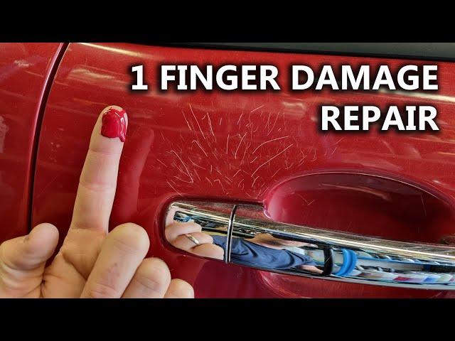 Car Paintwork Scratches Try this method to save you money!!