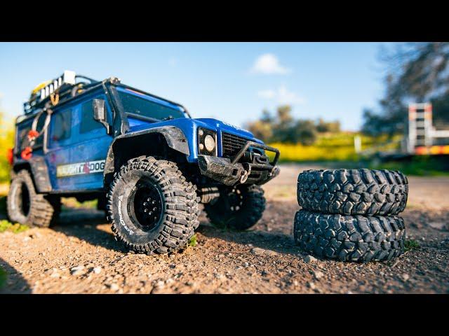 NEW TIRES For the Traxxas TRX4! Unboxing & Quick Test