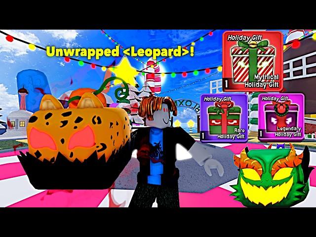 Opening Random Gifts From  Holiday BLOX FRUITS EVENT