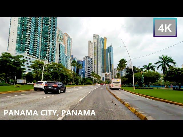 Driving Panama City, Panama in 4K - Driving Tour + Real Sound