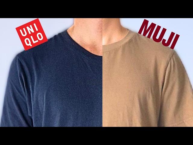 Who Makes The Better Basic Tee? | UNIQLO vs Muji Detailed Comparison