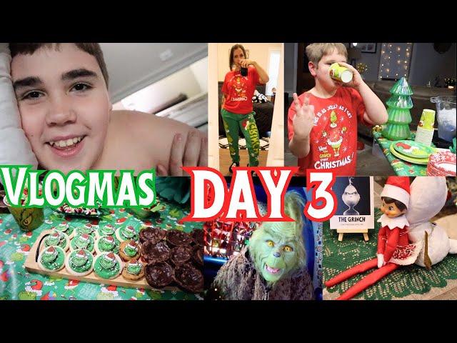 VLOGMAS 2024 DAY 3|Grinch Movie Night️