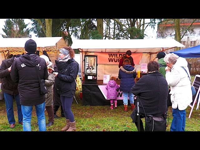 Best German Bratwurst at Christmas Market | Street Food Berlin Germany