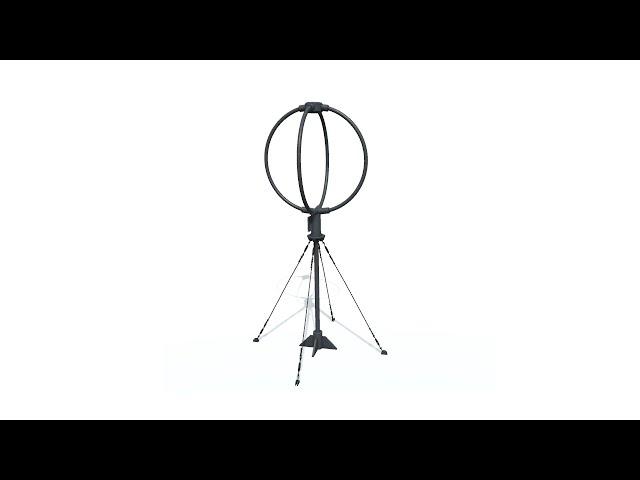 3D model. Radio direction finder A.