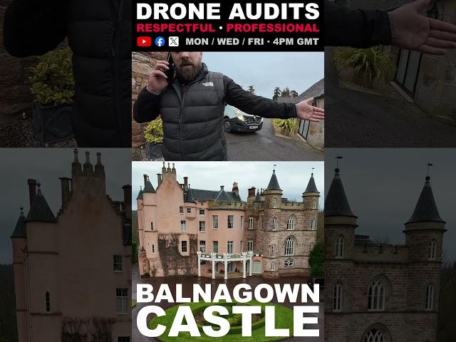 Going off-limits at a secure Scottish castle #audit #drone