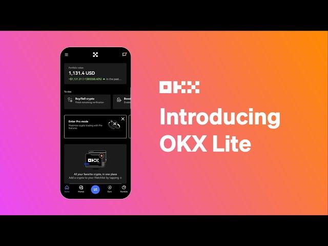 Introducing OKX Lite Crypto App | Easily Buy Bitcoin, Ethereum, & Cryptocurrency