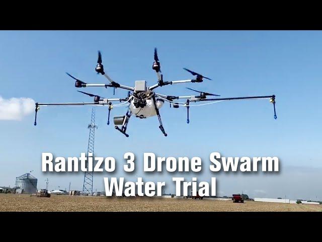 Rantizo 3 Drone Swarm Water Trial