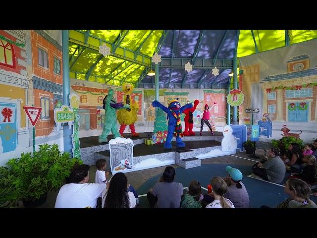 Happy Holidays from Sesame Street Land - 2024 Sea World Orlando Christmas Celebration