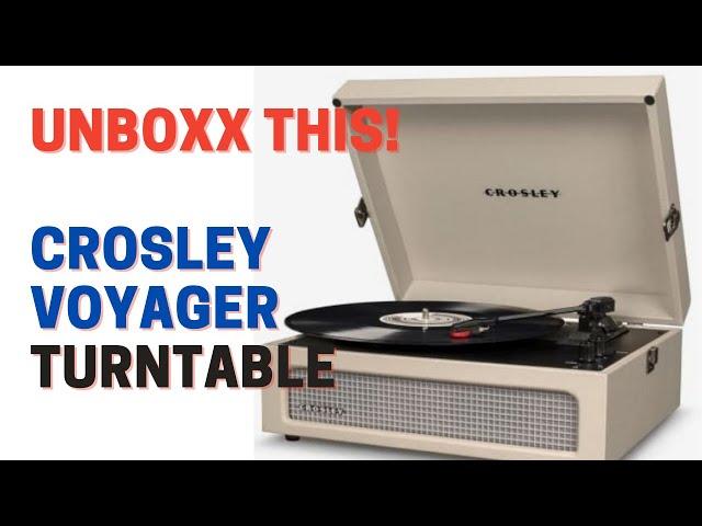 Crosley Voyager Turntable Unboxing