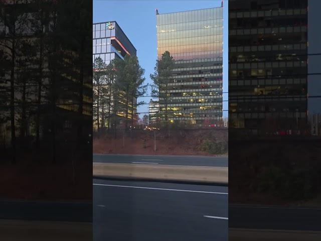 Reston Virginia train window views. #travel