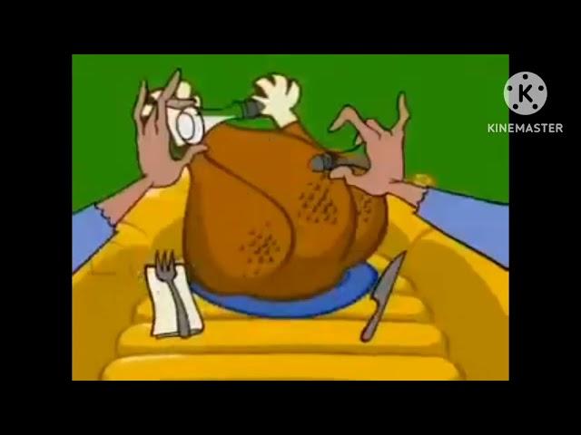 Cartoon network powerhouse era template chicken (V2 and Better) (mostly) (green)