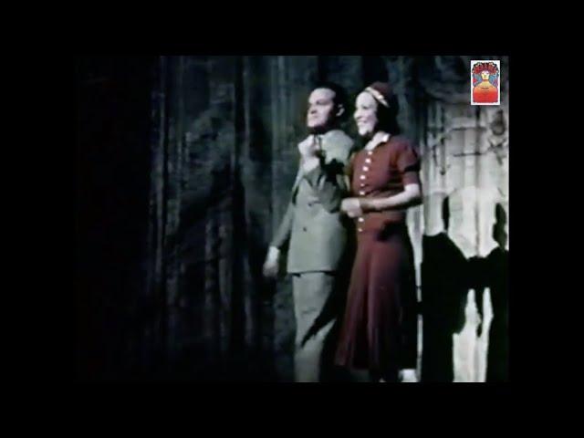 Ethel Merman and Bob Hope in RED, HOT AND BLUE (1936, Broadway)