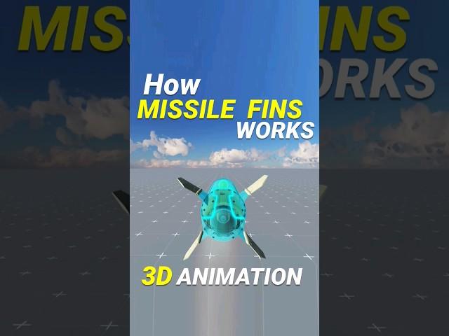 How Missile Fins Works #missile #3D #usa
