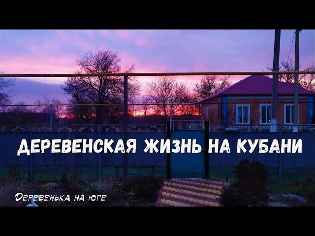 ДЕРЕВЕНСКАЯ ЖИЗНЬ НА КУБАНИ. Семейный Влог. Питерцы