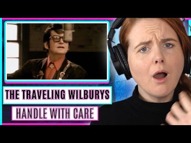 Vocal Coach reacts to The Traveling Wilburys - Handle With Care (Official Video)