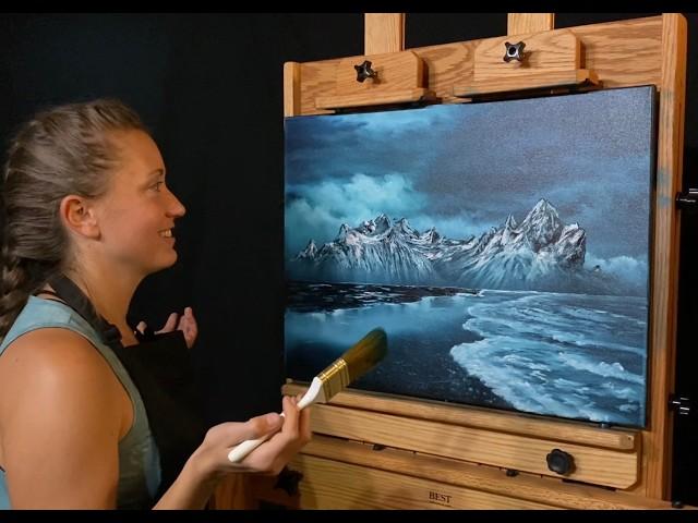 Oil Painting Tutorial #16 "Arctic Blues" by Kaylee Rakowski