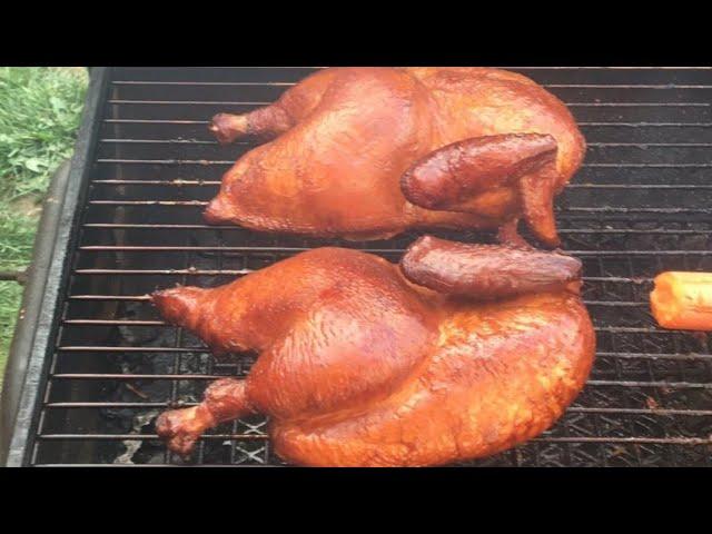 Курица горячего копчения/ Smoked chicken recipe