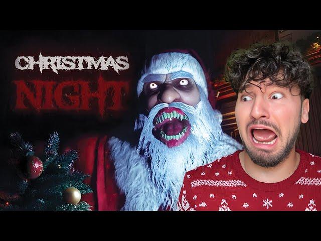 Playing The SCARIEST Christmas Game Ever (Christmas Night)