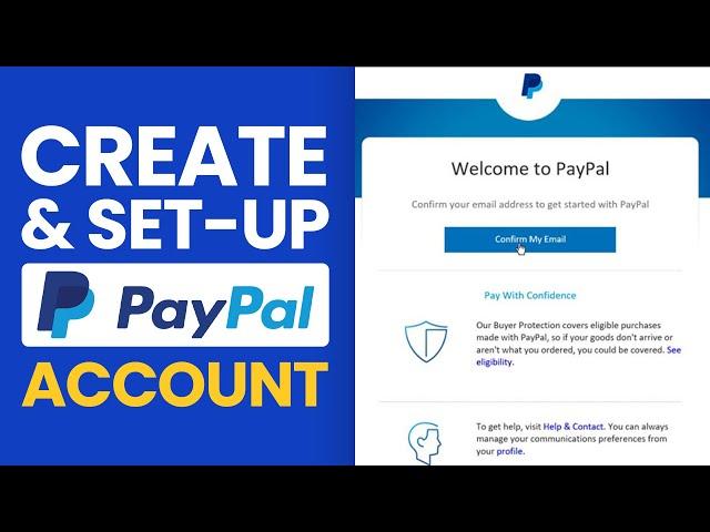 How To Create & Set Up a Paypal Account (2024) Tutorial For Beginners