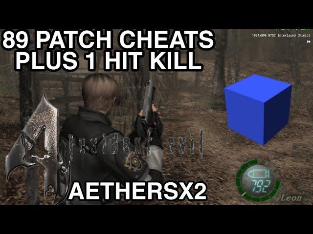 AetherSX2 Resident Evil 4 Patch Cheat  + Hit Kill Unlock Extra Unlimited Everything