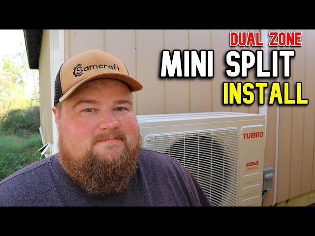 Installing One Mini Split in my Two Workshop Buildings