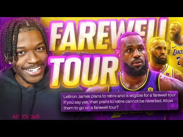 I Gave Lebron James A Perfect Farewell Tour in NBA 2K25