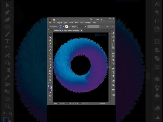 3d fur effect - short illustrator tutorial