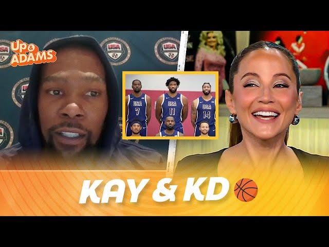 Kay Adams Chats with Kevin Durant About REAL Height, Club Jumpers & USA Hoops 