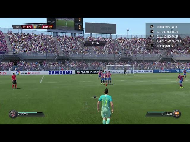 Alcacer freekick