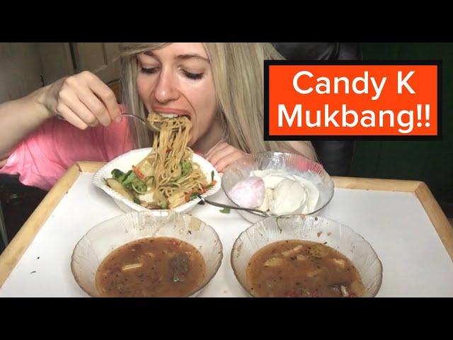 Venison Stew, Asian Noodles, and Vanilla Bean Mochi!! Candy K Mukbang!!