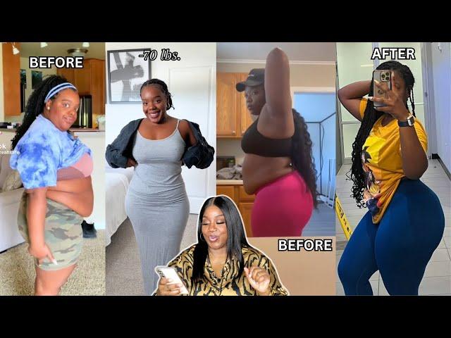 Just WOW. Reacting to Black Women Weight Loss Transformations! Before and After