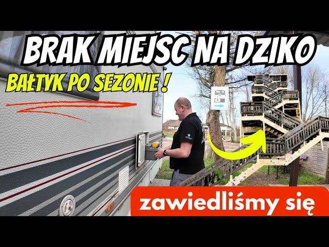  ZAWIEDLIŚMY SIĘ KAMPEREM nad MORZE Odwiedzamy ciekawe KLIFY