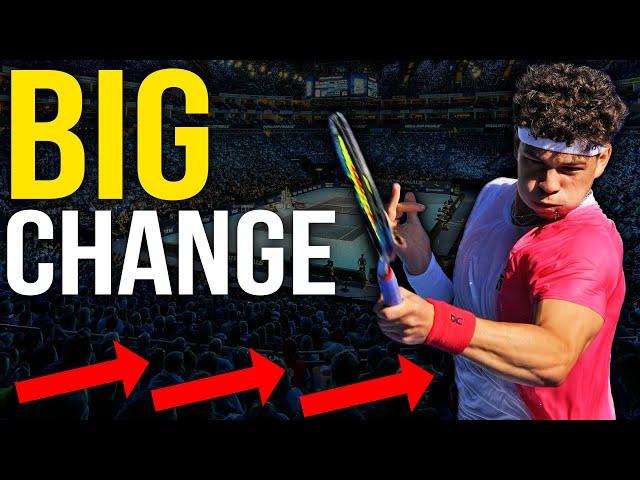 How Ben Shelton Changed his Forehand Technique for 2024