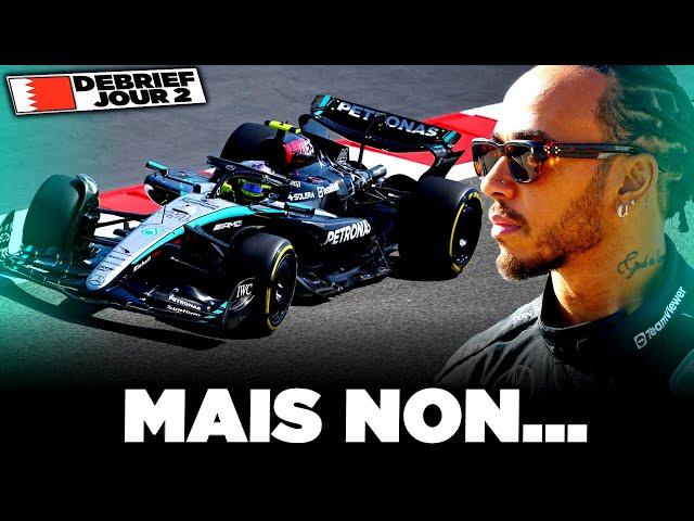 DÉJÀ UN PROBLÈME POUR MERCEDES.... FERRARI DÉMARRE BIEN ! | ESSAIS HIVERNAUX - JOUR 2