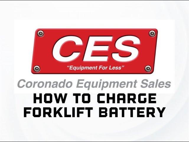 How to Properly Charge an Electric Forklift Battery | Coronado Equipment Sales