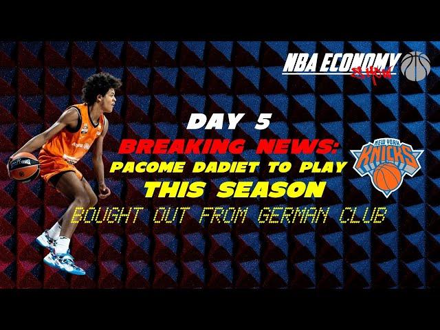 Free Agency Day 5 | BREAKING NEW: Pacome Dadiet to Play for Knicks THIS SEASON