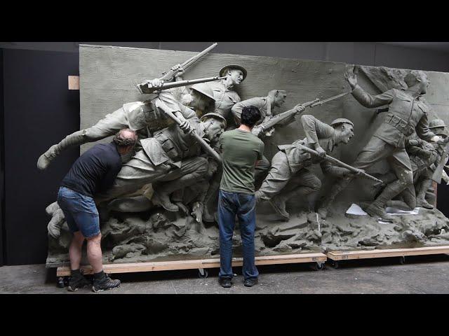 Sculptor Sabin Howard creates a massive WWI memorial in Englewood, NJ